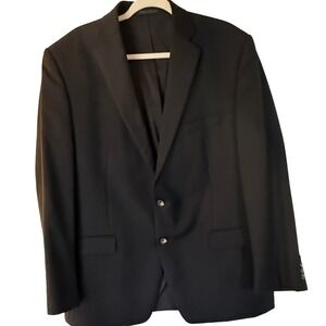 Ralph Lauren Men's Black Wool Suit Jacket Blazer Size 44R
